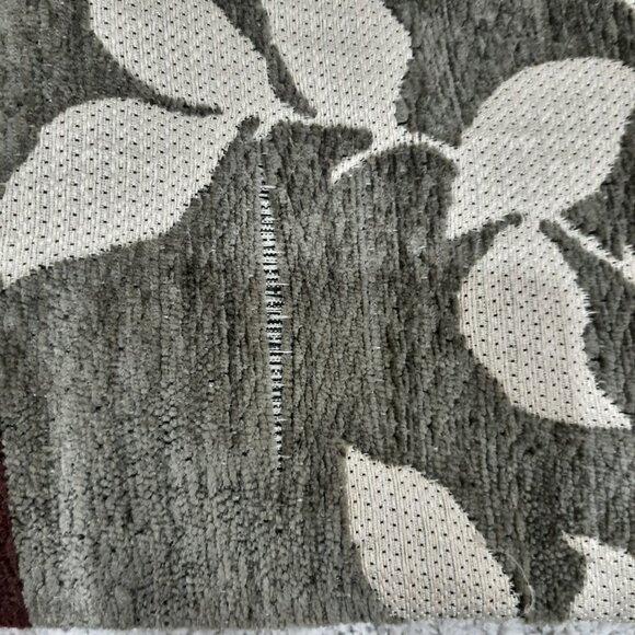 Vintage textured velvet and leather bag - Picture 6 of 13